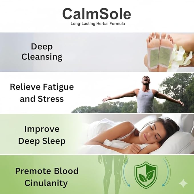 Deep Cleansing Herbal Foot Pads for Full body Detox & Natural Weight Management(2x5 packs) BUY 1 GET 1 FREE